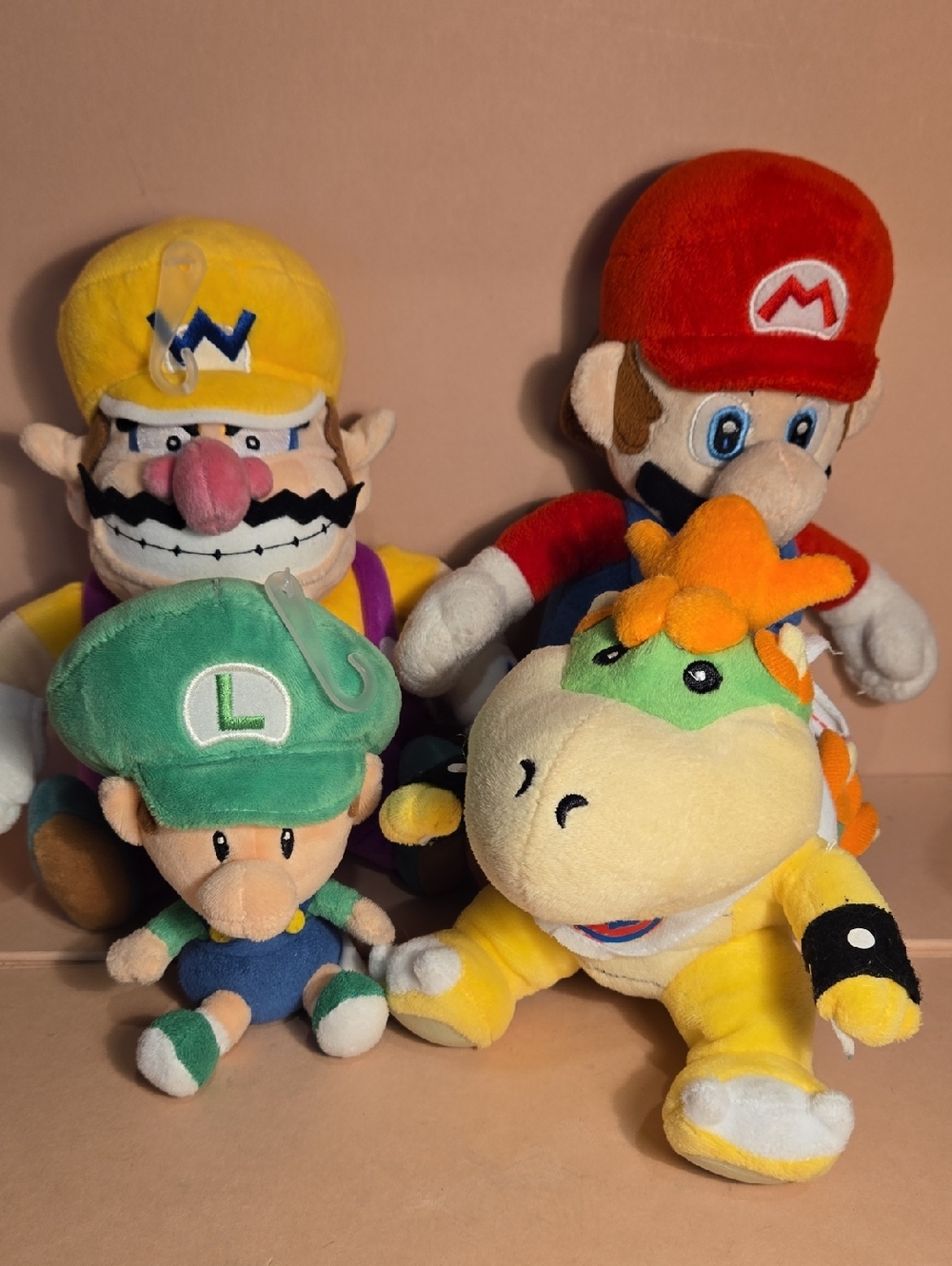 Nintendo Plush Set Of 4 Super Mario Characters